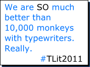 Twitter Literature 2011 Badge